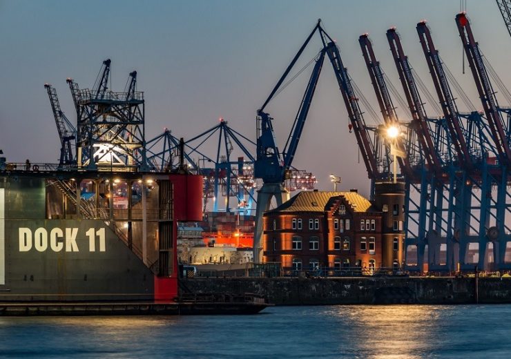 Architecture Elbe Port Sky Hamburg Water Maritime